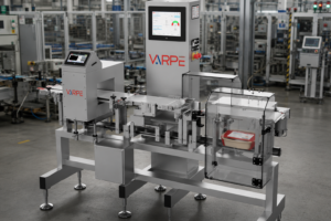 Solución combinada en España instalado en una línea de producción industrial para garantizar la seguridad alimentaria.